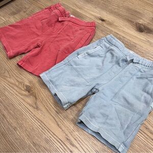 Boden Kids Shorts Set - Red and Light Blue